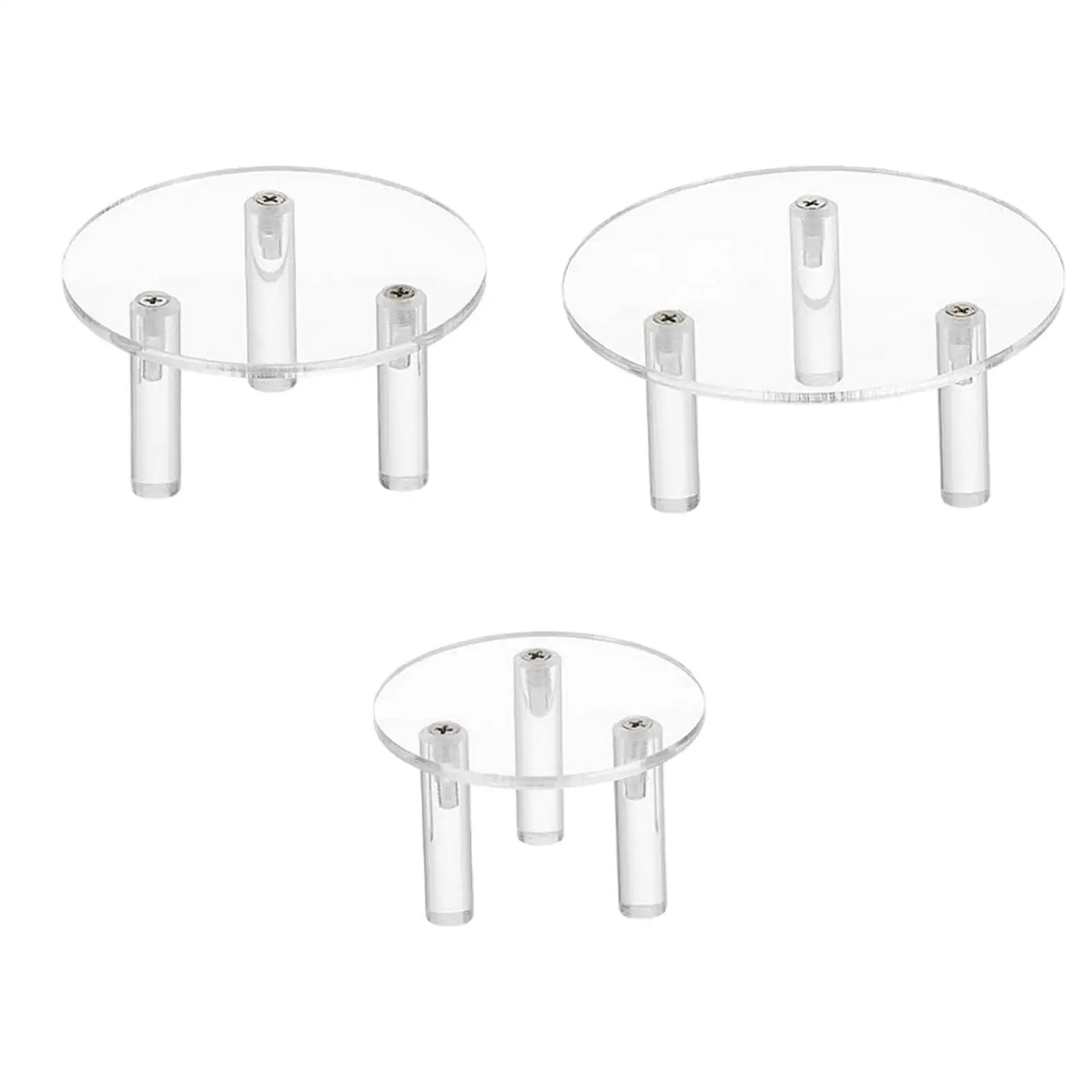 

3x акриловая подставка для дисплея, украшение, подставка для пьедесталя, органайзер, подставка для ювелирных изделий