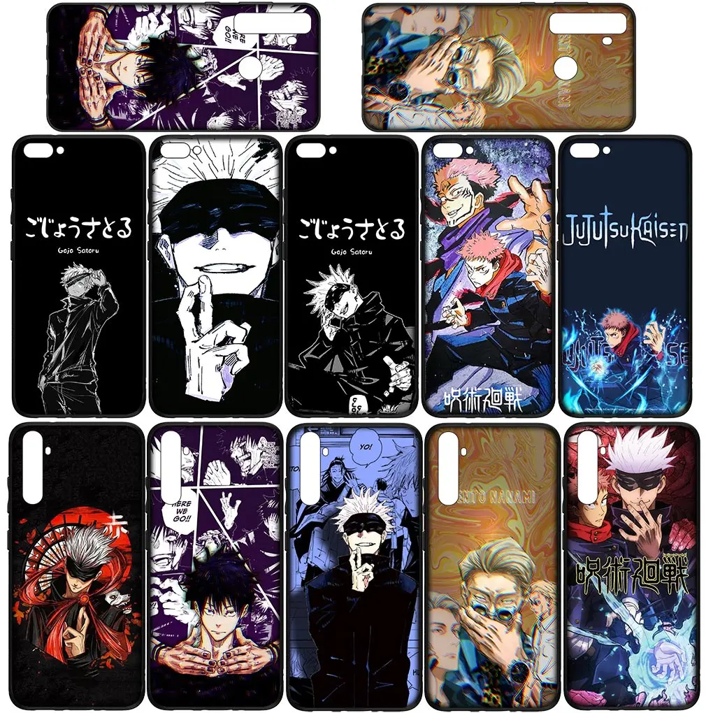 Itadori Yuji Jujutsu Kaisen Gojo Satoru Cover for OPPO A17 A15 A16 A12 A53 A54 A55 A56 A57 A77 A76 A94 A92 A72 A52 A96 A74 Case