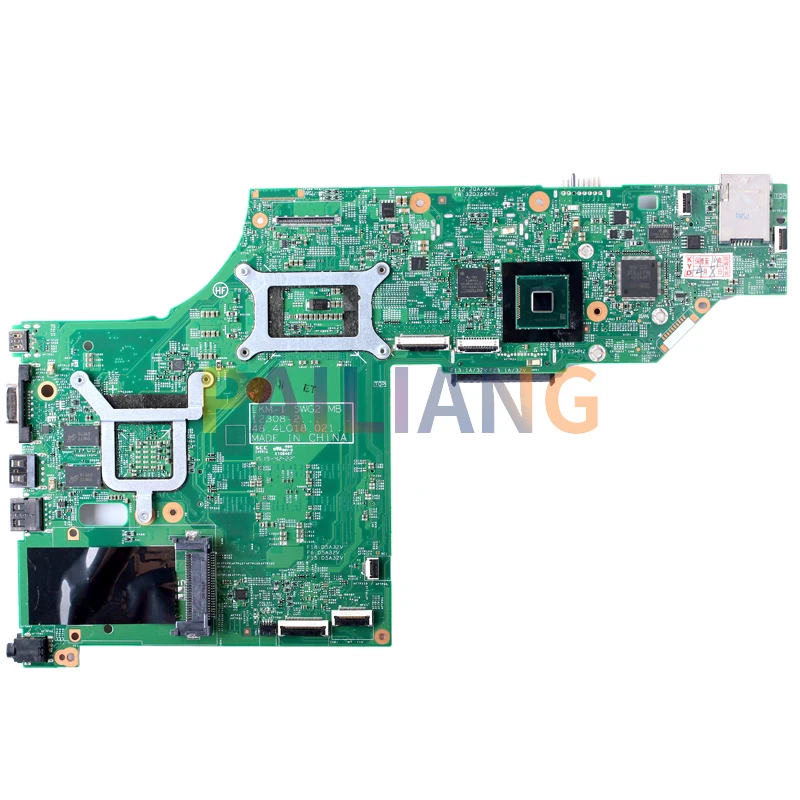 Imagem -06 - Placa-mãe do Portátil para Lenovo Thinkpad T540p Mainboard do Portátil 123082 Sr17c K2100m 1g Testado Completo