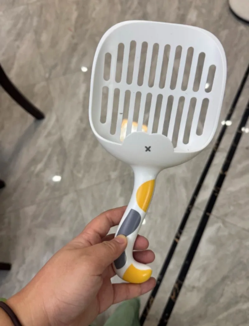 Cat Litter Scoop Large Small Hole Shovel with Storage Box Set Pet Waste Cleaning Tool for Home Kitty Sand Removal Artifact