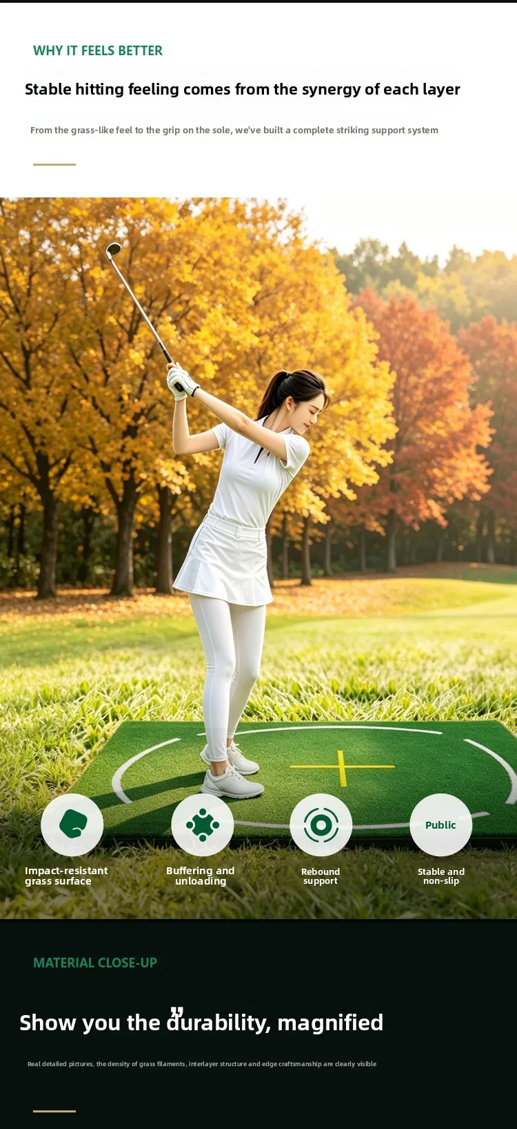 Custom Movable indoor golf green putter practitioner artificial green practice mat golf manufacturer