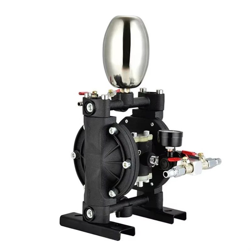 High Quality 3/8 Small Paint Spray Compressor Pneumatic Heavy Duty Pneumatic Diaphragm Pump with Spray Gun for Automatic Mixer