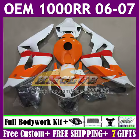 Repsol White OEM Fairing For HONDA CBR-1000 1000CC CBR1000RR 06 07 20No.36 CBR1000 CBR 1000 RR CC 1000RR 2006 2007 Injection Kit