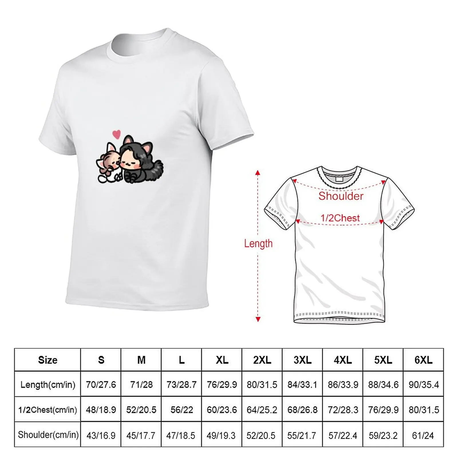 Reylo Meow Meow T-Shirt t shirts for man pack cotton t shirt man luxury T-Shirt