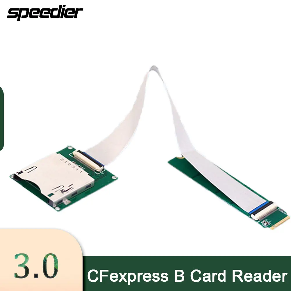 

Расширенная плата адаптера M.2 PCIe NVMe для камеры CfE, кардридер CF Express Type B 25 см