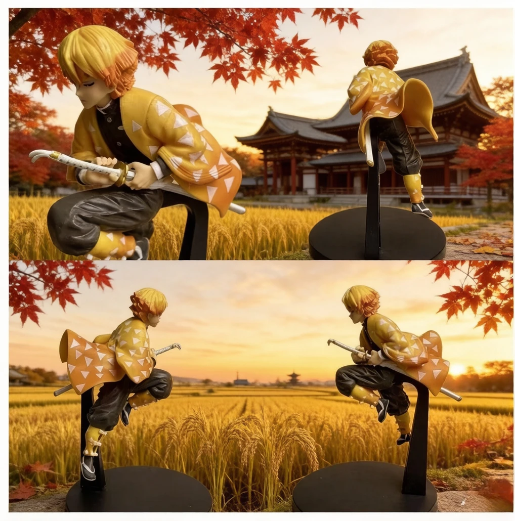 

Оригинальная фигурка Bandai Demon Slayer: Коллекционная пластиковая фигурка Агацумы Зеницу, модель для мальчиков