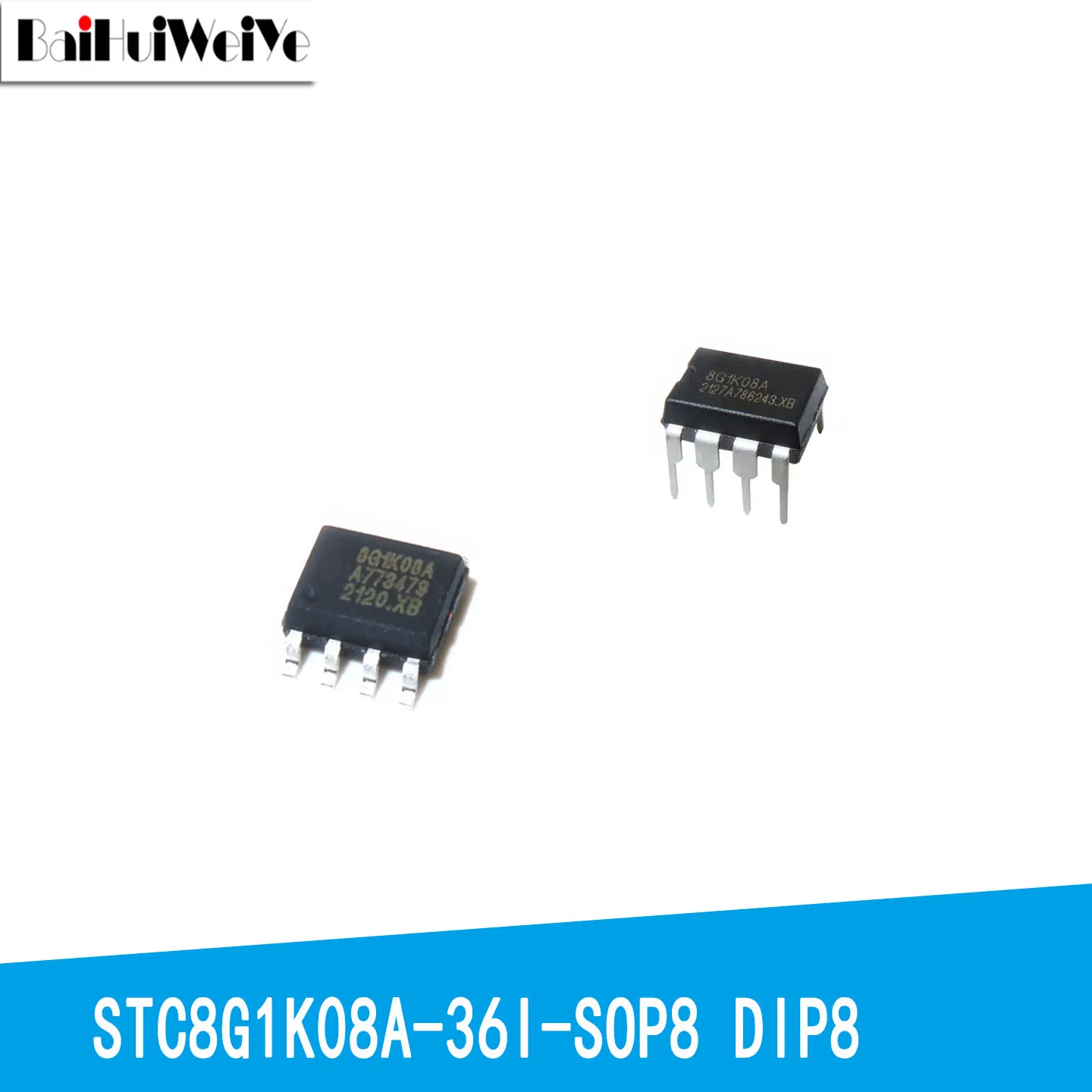 10PCS STC8G1K08A-36I-SOP8 STC8G1K08A-36I-DIP8 STC8G1K08A-36I-DFN8 Microcontroller Unit MCU SMD New Good Quality Chipset
