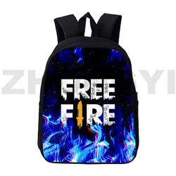 Free Fire Garena Backpacks Men Anime Harajuku Rucksack Kindergarten 12/16 Inch Casual Travel Bag Free Fire Schoolbags for Girls