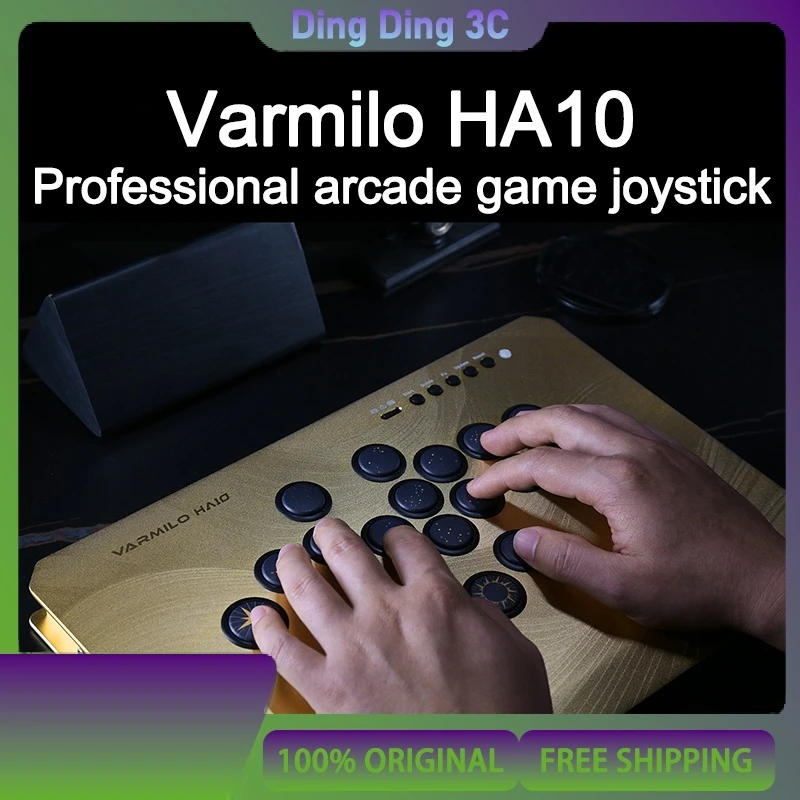 

Varmilo HA10 Профессиональный Hitbox с ЧПУ Аркадный игровой контроллер Джойстик Боевой контроллер SOCD 1 мс Задержка 0,2 ммRT