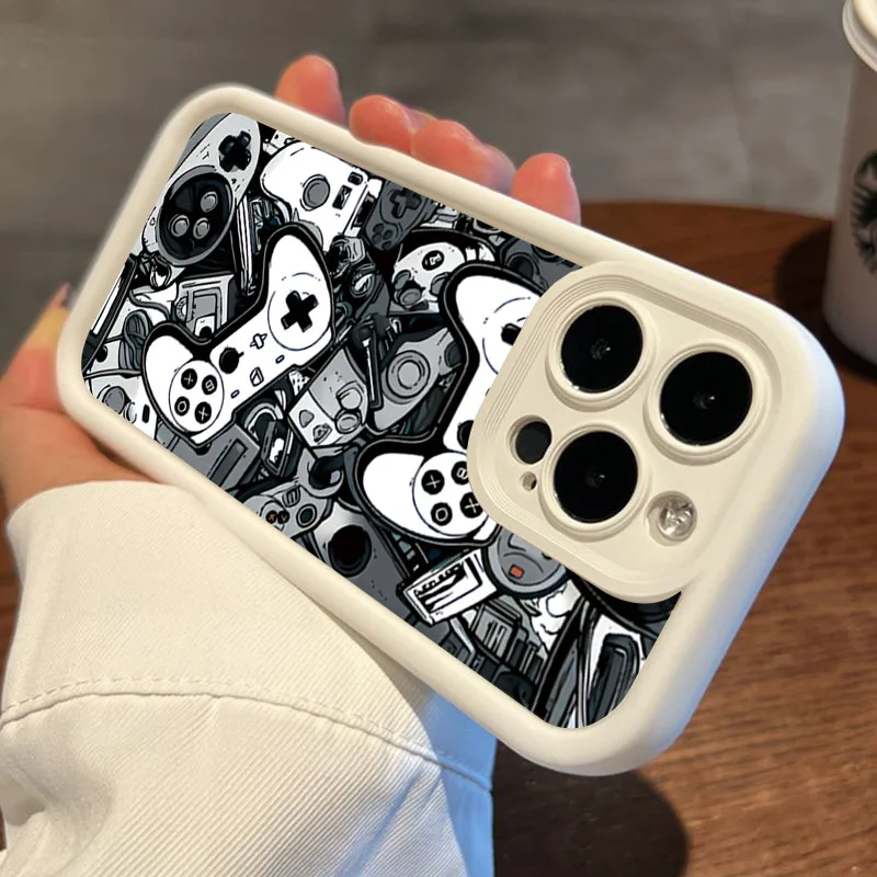 Game Controller Graphic Silicone Case For Samsung Galaxy S26 S25 S24 Ultra S23 FE S22 Plus S21 A56 A54 A35 A55 A34 A33 A53 Cover - view 5