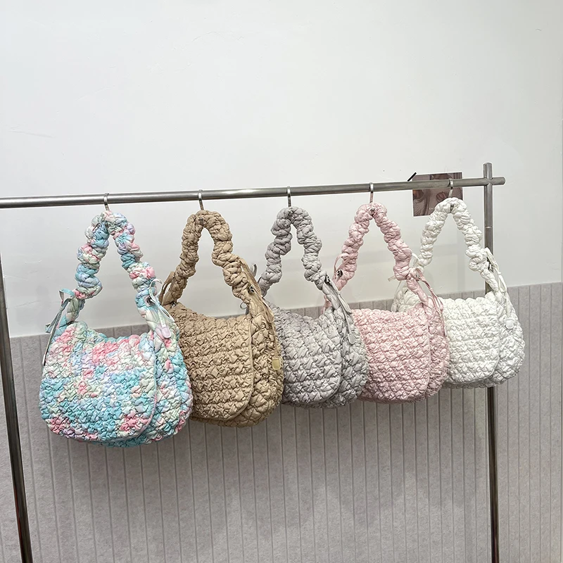 Mode Gewatteerde Schoudertas Voor Vrouwen Designer Geplooide Cloud Bag Veelzijdige Lichtgewicht Grote Capaciteit Crossbody Handtas Trend