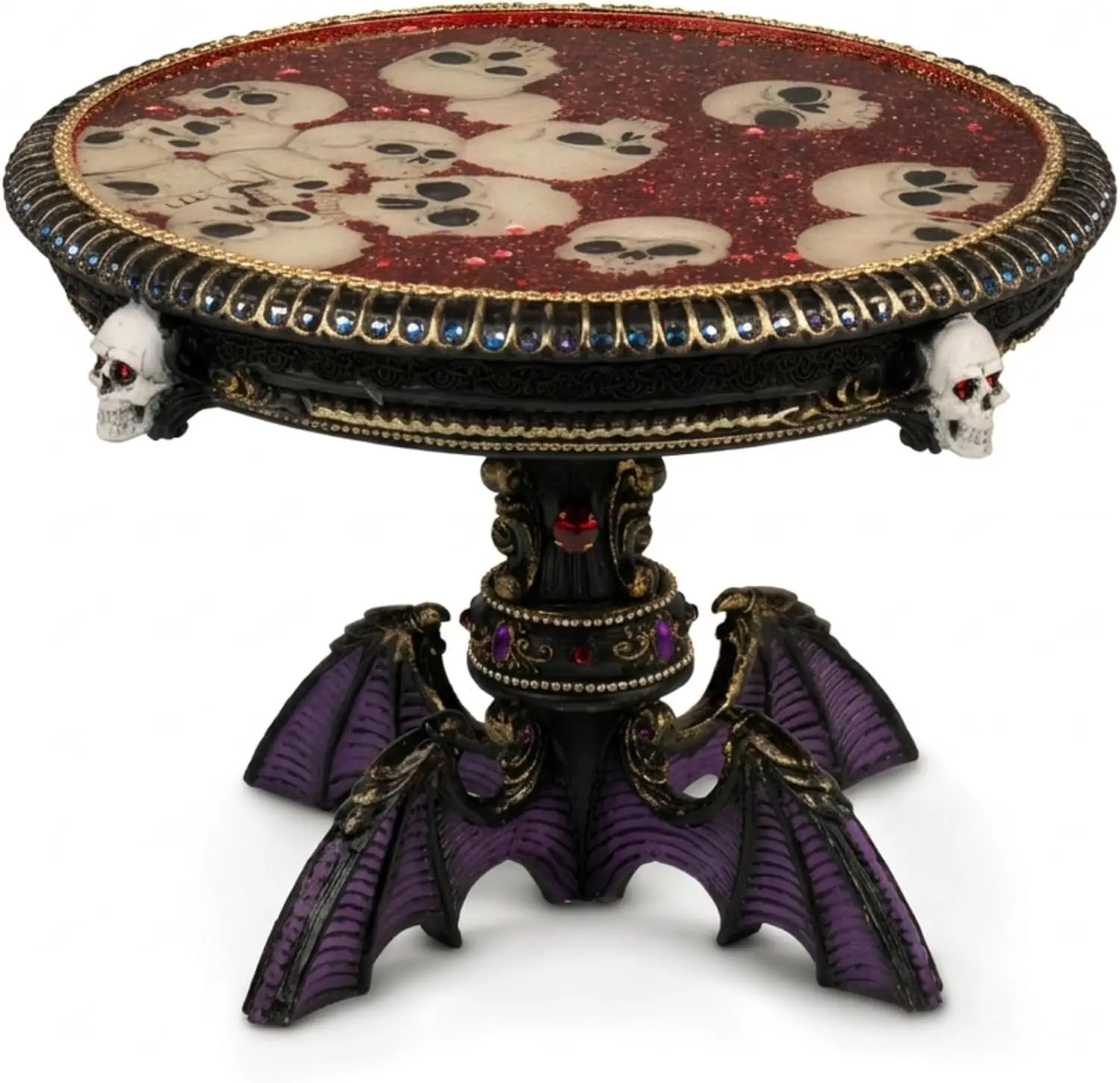 Gothic Skull Cake Stand, Decorative Centerpiece