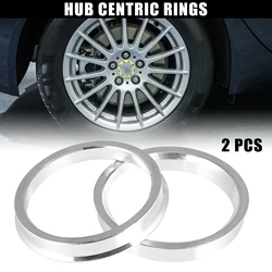 X Autohaux 2pcs OD 60.1 73.1 72.6mm to ID 57.1 56.1 64.1mm Aluminium Alloy Car Hub Centric Rings Wheel Bore Center Spacer