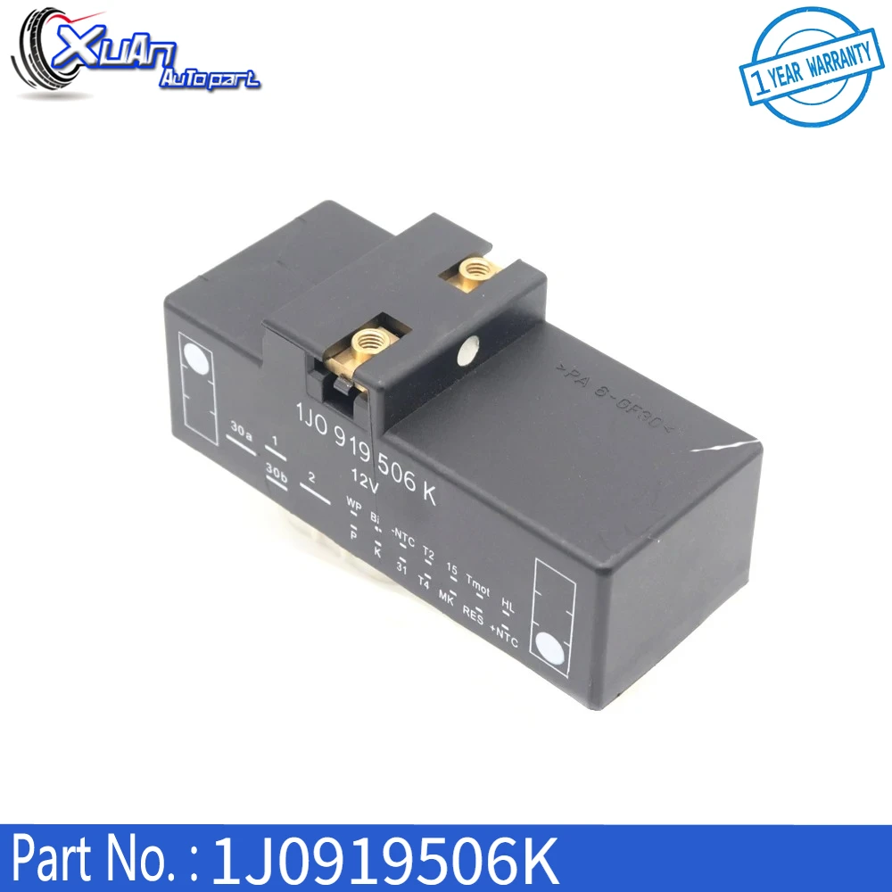 

New Radiator Cooling Fan Control Module 1J0919506K For AUDI TT For Volkswagen GOLF JETTA BEETLE CLASICO 1J0919506P 1J0919506Q