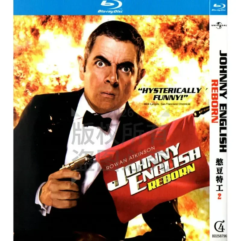 British Comedy Action Movie Bean Agent 1-3 BD High Definition Blu-ray 3 Discs