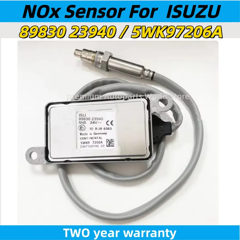 

5WK97206A 5WK97206 8983023940 NOx Sensor Nitrogen Oxide 24V For ISUZU Truck Parts