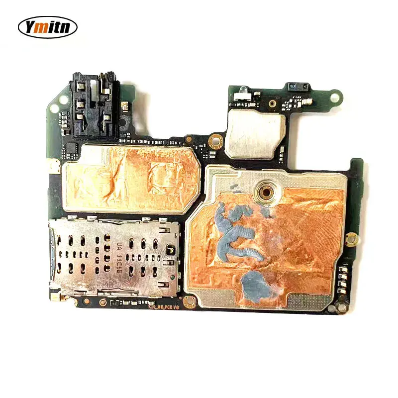 Ymitn Unlocked Electronic Panel Mainboard For Xiaomi RedMi Note 10 5G Note10 Motherboard Unlocked With Chips Global Vesion