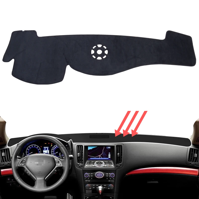 

for Infiniti G37 G35 G25 2007- 2015 Car Dashboard Mat Dash Mat Dashmat Sunshade Protective Carpet