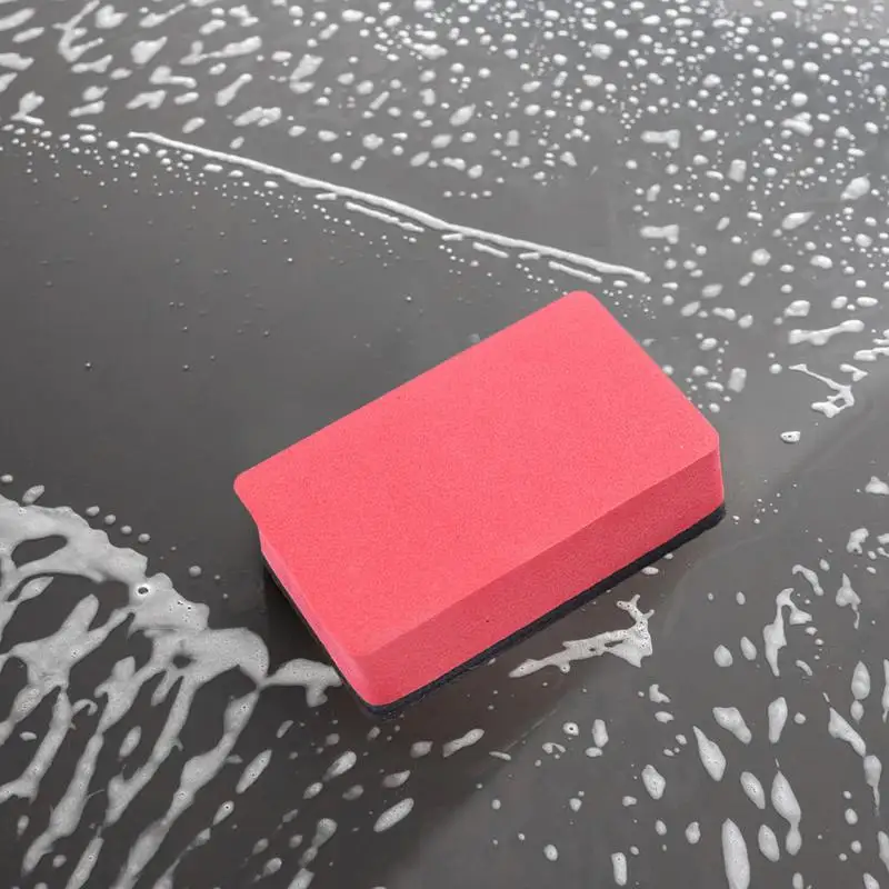 Car MagicClay Bar Pad Decontamination Sponge Car Detailing Sponge Block Cleaning Smooth Eraser Wax Polish Pad Car Cleaning Tool