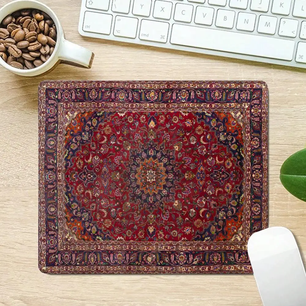 Persian Carpet  Mousepad Gamer Control Mat Gaming Speed Keyboard Pads Office Rubber Waterproof Non-slip Deskpad  rug