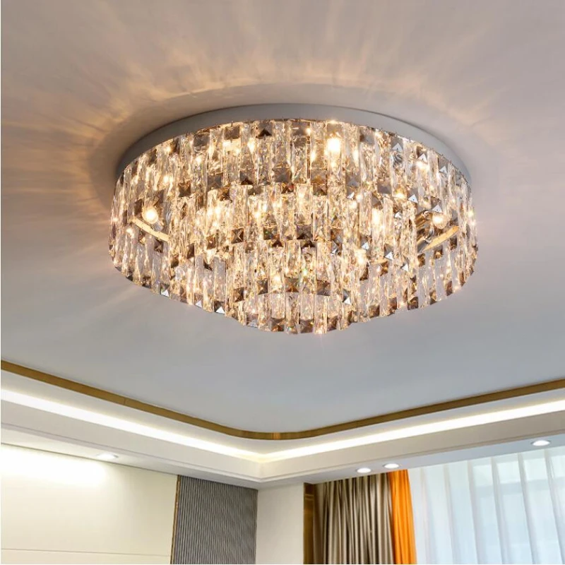

Luxury living room crystal chandelier modern bedroom ceiling decoration 110V 220V