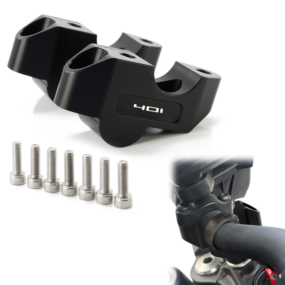 

Fit For Husqvarna Vitpilen 401 Svartpilen 401 2024-2025 Motorbike Handlebar Mount Riser Clamp Offset Extend Backward Adapters