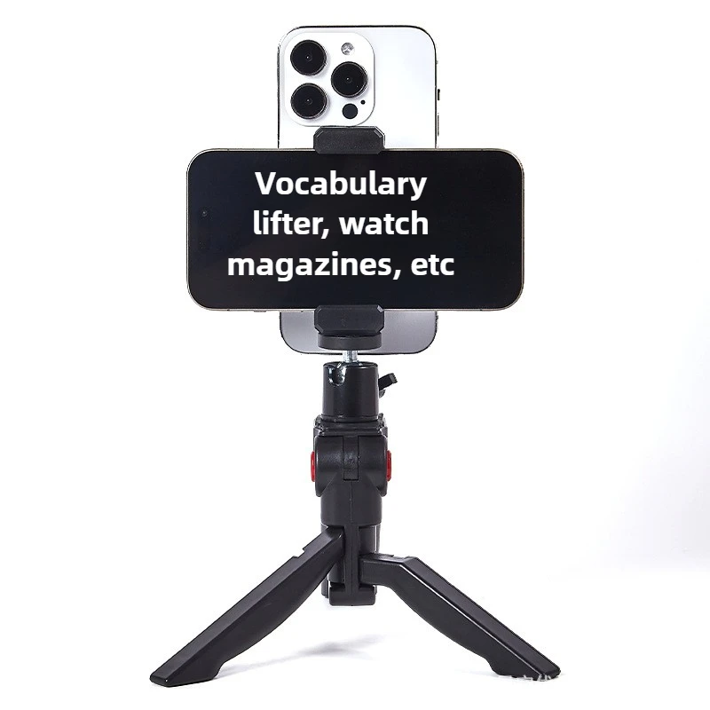 Phone Teleprompter Prompter Stand for Phone Live Broadcast Desktop Handheld Stand Video Subtitle Speech Read Tripod Accessories