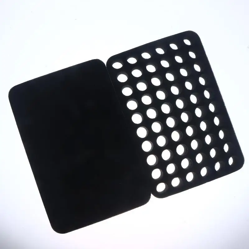 60-Slot Foam Pad Nail Polish Essential Oil Storage Rack Removable Divider Holds 60 Bottles 10ml/15ml