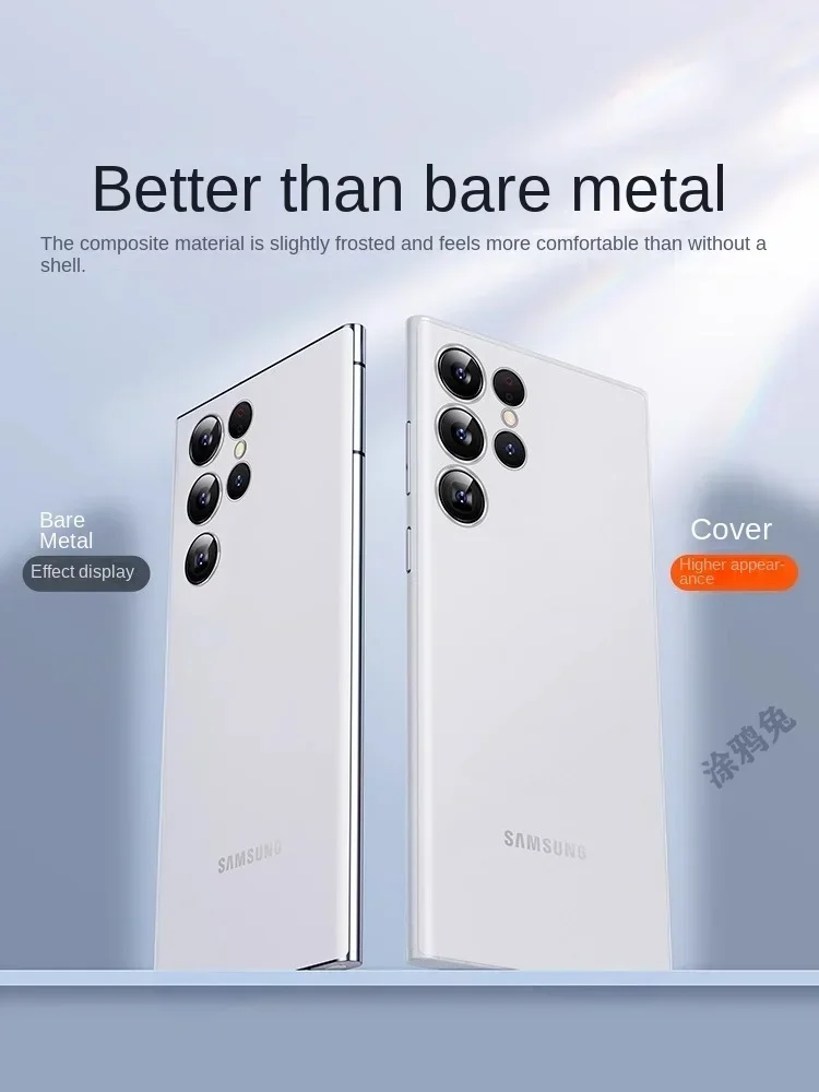 Clear Phone Case For samsung galaxy s25 s24 s23 s22 s21 s20 note 10 20 plus ultra Thin Fundas Carbon Hard PP Cover 0.35mm pp