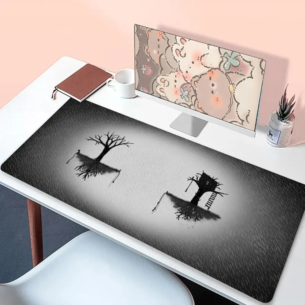 

Indie adventure video game Limbo Mouse Pad Non-Slip Rubber Edge locking kawaii mousepads Game play mats for escritorio notebook