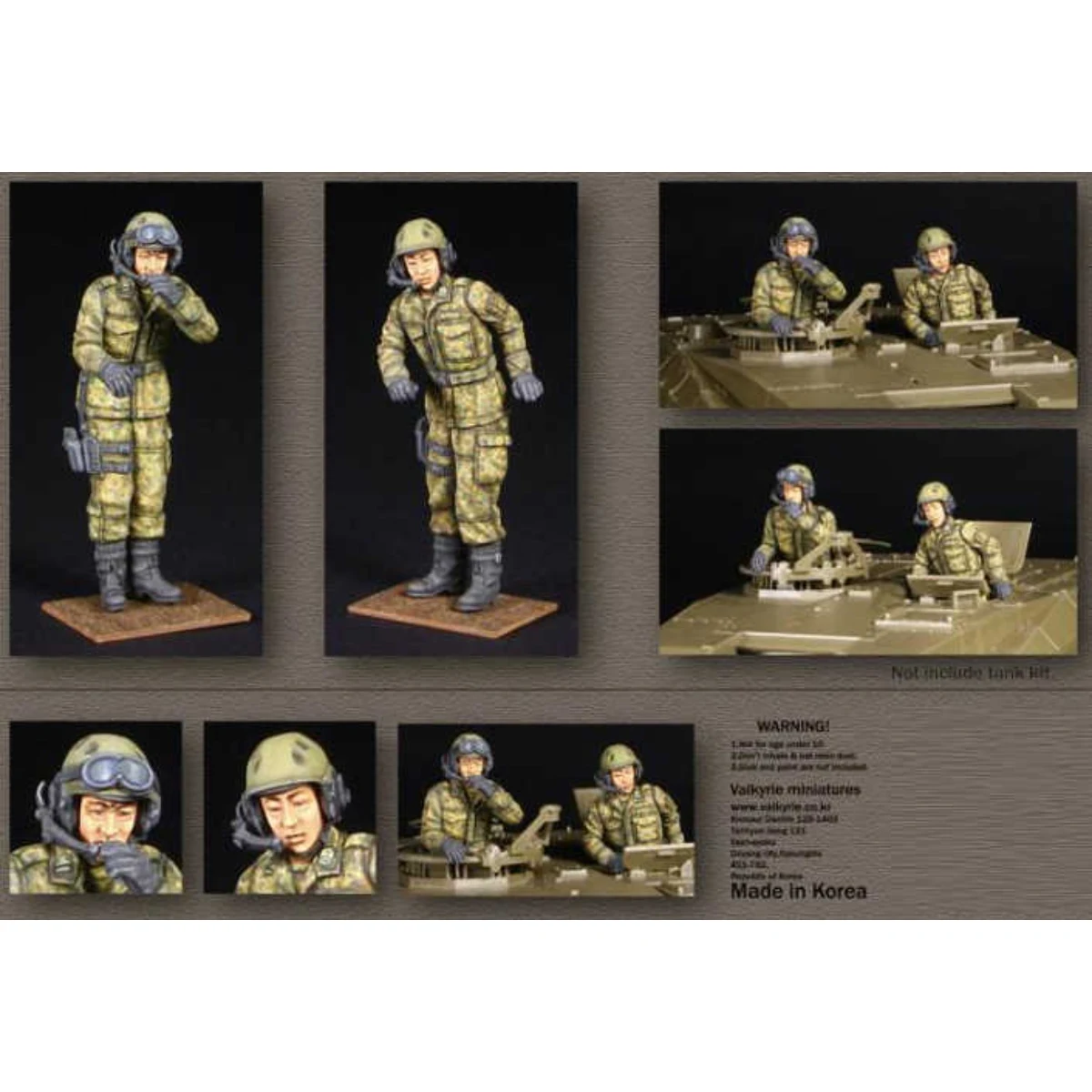

1/35 Resin unpainted model Kit, military theme, World War II tank crew unassembled and unpainted GK