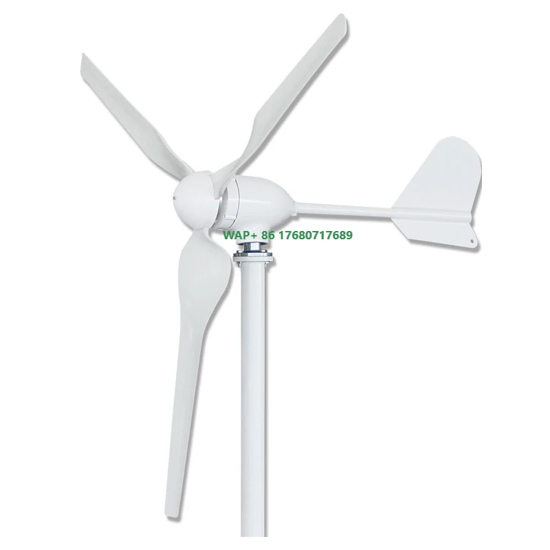 2000-W-Windkraftanlage mit horizontaler Achse vom chinesischen Hersteller CE-zertifiziert für Windgeneratoren zur Dachinstallation