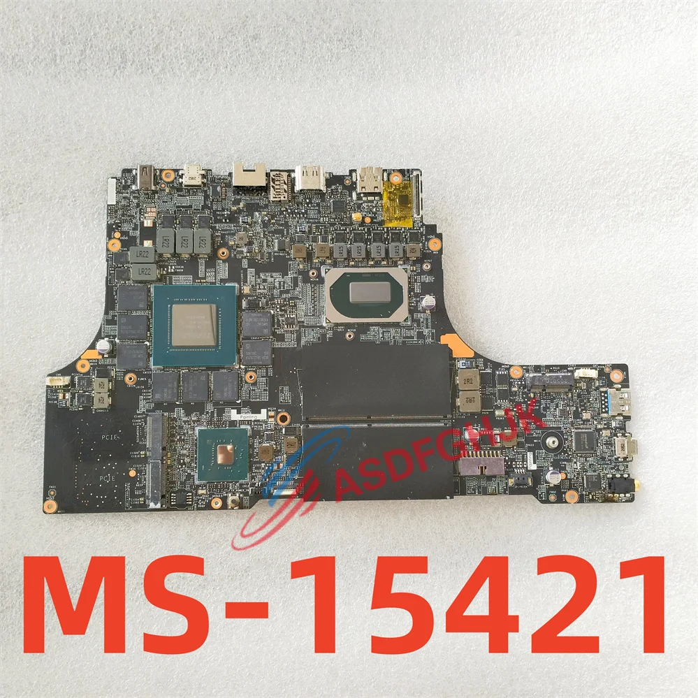 Original MS-15421 for MSI GE66 Raider Series LAPTOP MOTHERBOARD WITH I7-10870H AND RTX3070M   Test OK free shipping