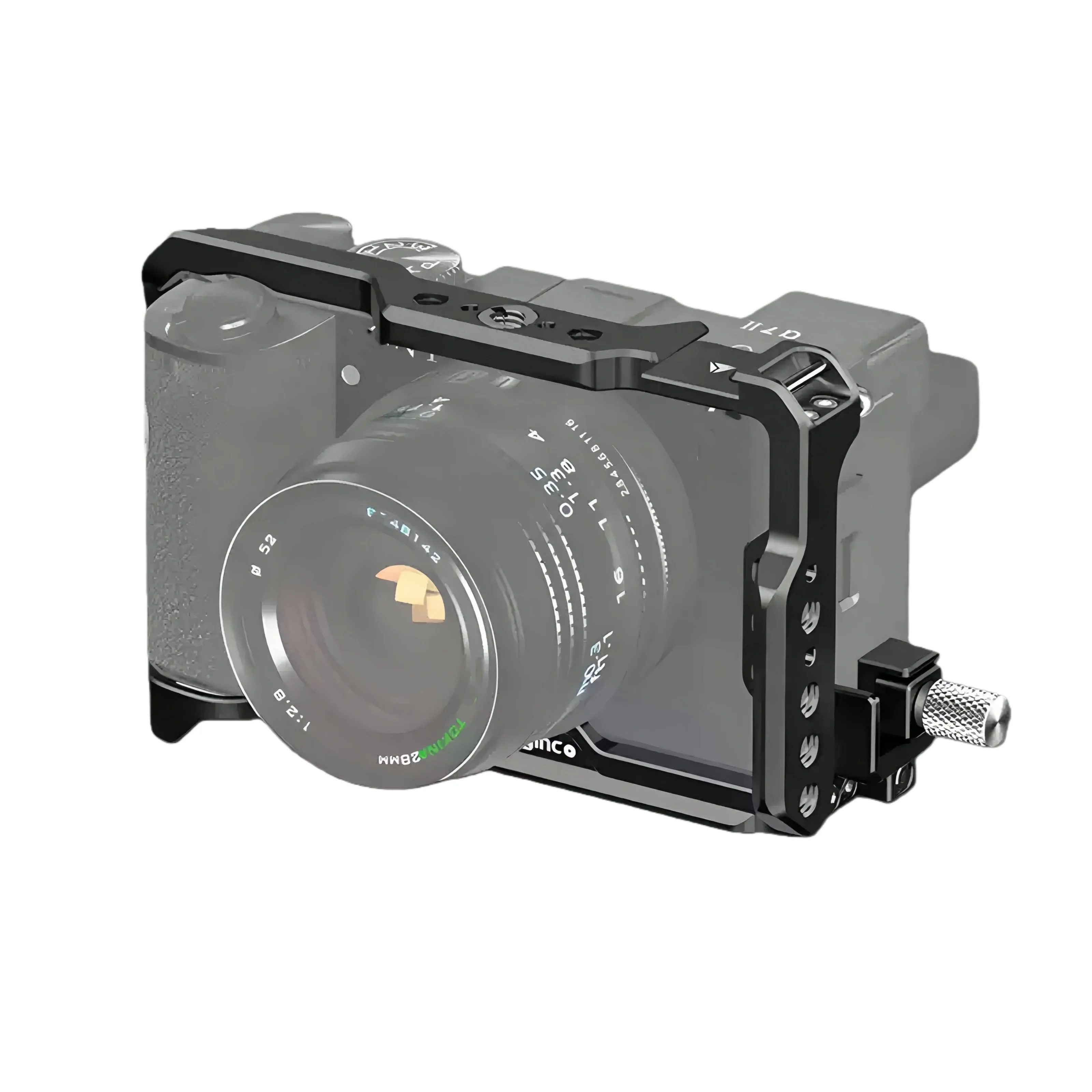 

Camera cage quick release stabilizer suitable for Sony A7C2/A7CR VLOG expansion Aluminum protection frame