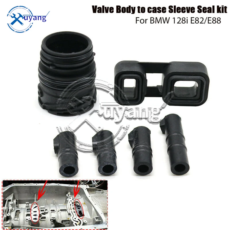 

STPAT 6PCS 6HP19 6HP21 Transmission Sealing tube Valve Body Sleeve Seal kit For BMW