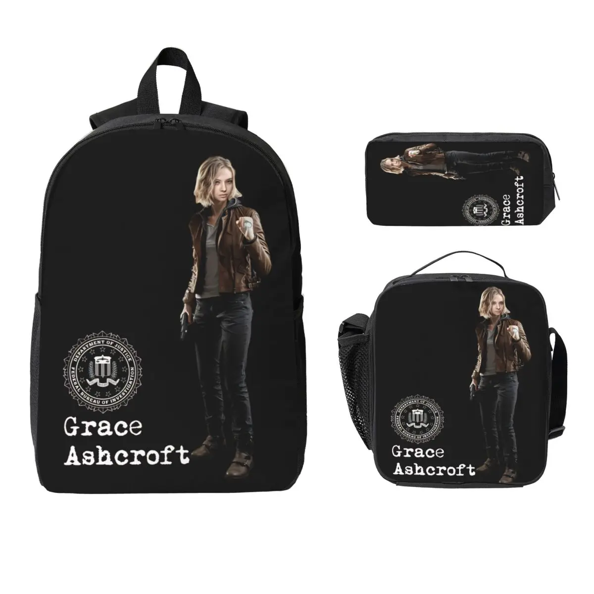 

Набор из 3 предметов: рюкзак, пенал и сумка для обеда по мотивам игры Resident Evil 9 Requiem для детей