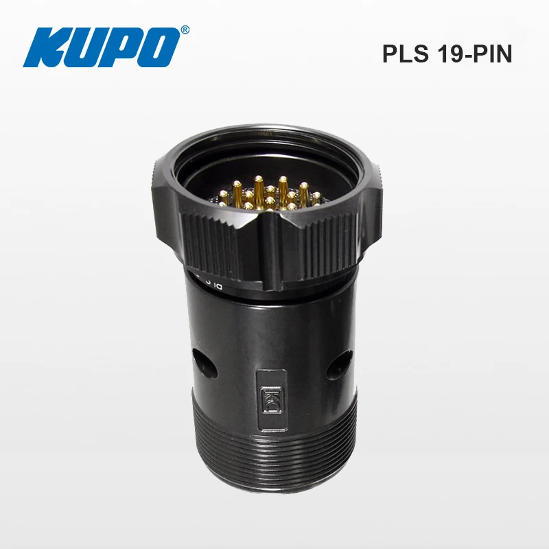 KUPO PLS-5219 Crimp Type 19-Pin, Socapex Connector 19 Pin Cord Plug Male Femal