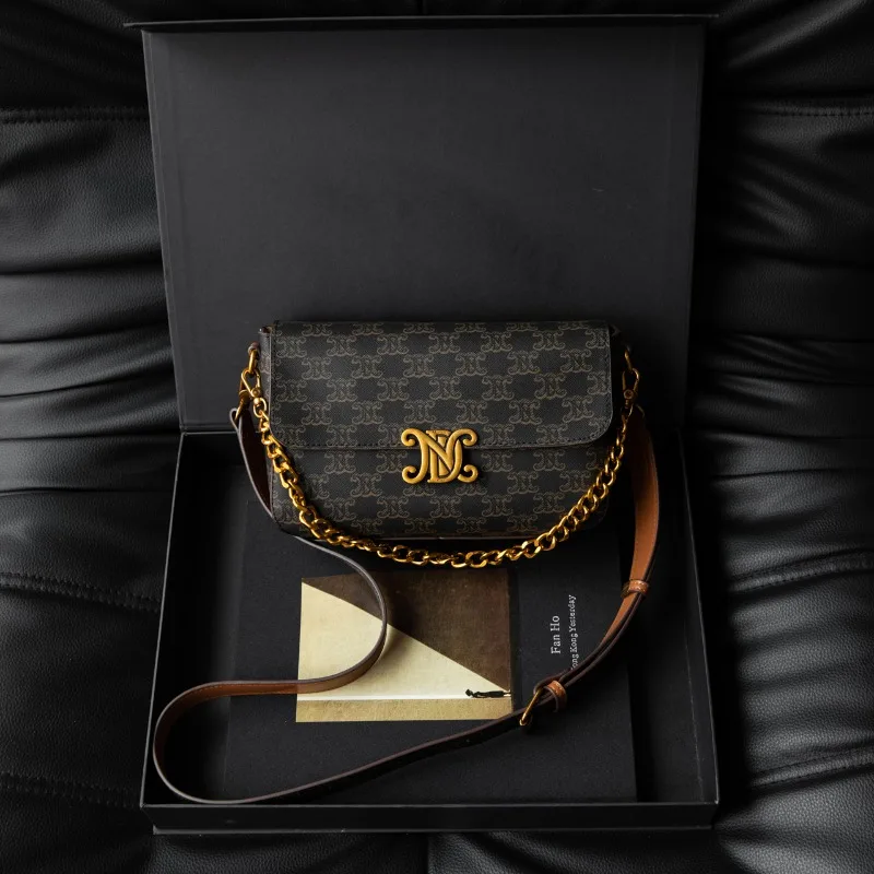 

Милая модная сумка - французская ниша через плечо, новый стиль, высококачественная изысканная повседневная женская сумка в европейском и американском стиле в стиле ретро