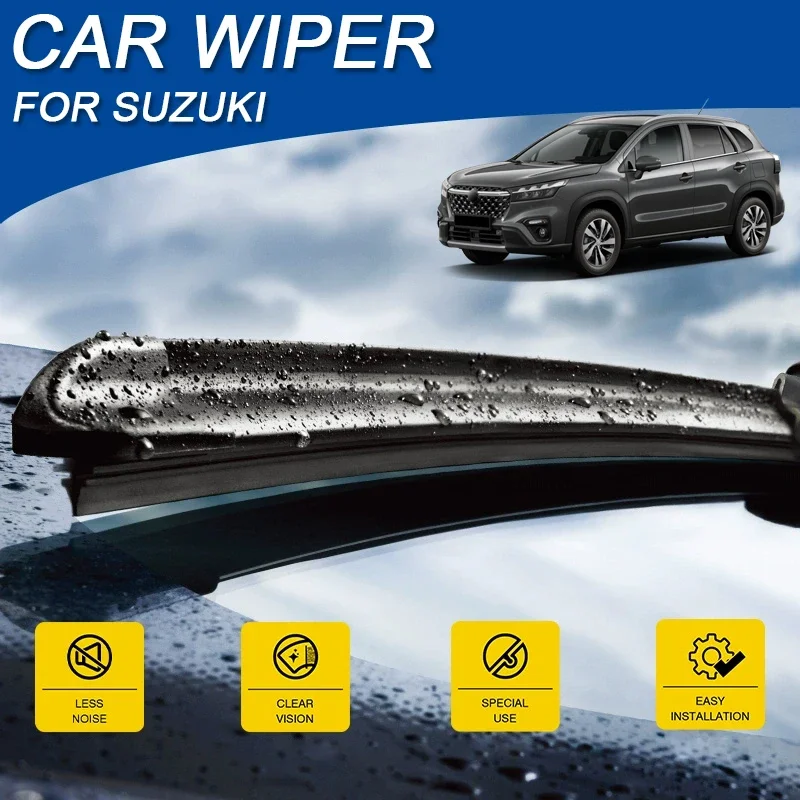 

2PCS Car Blade Windshield Rubber Wiper For SUZUKI ACROSS GRAND VITARA IGNIS JIMNY S.CROSS SWACE SWIFT VITARA Cleaning Accessory
