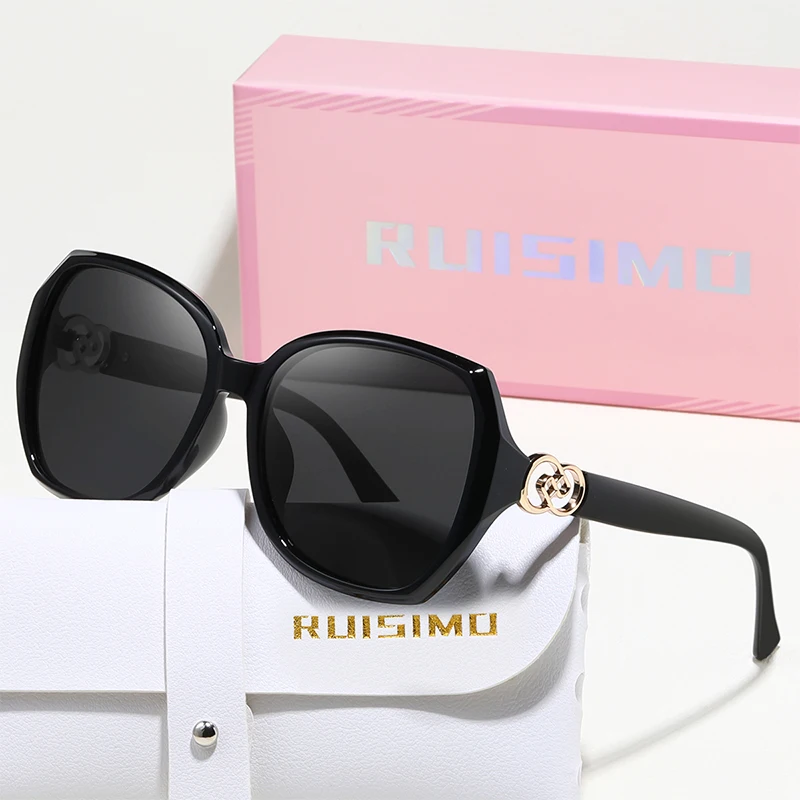 RUISIMO lunettes de soleil carrées simples polarisées de haute qualité femmes hommes dégradé marque lunettes de soleil loisirs quotidiens mâle femme lunettes