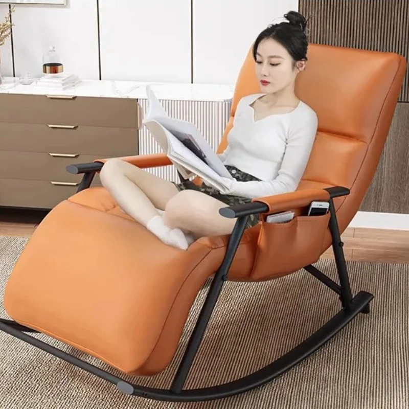 

Zero Gravity Recliner Chair Nap Living Room Rocking Lounger Sofa Bed Balcony Sleeping Leisure Seating with Ergonomic Backrest