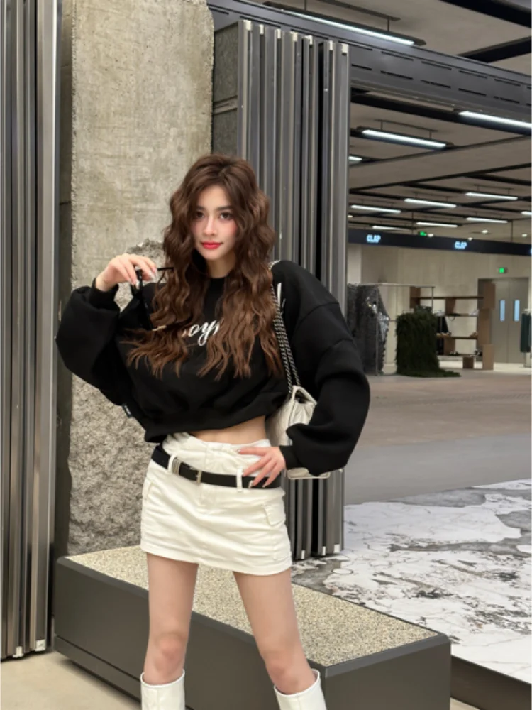 

Женские коричневые толстовки, топы с длинными рукавами для женщин, верхняя одежда с вышитым декором и несколькими карманами, полный градиент с цветными блоками