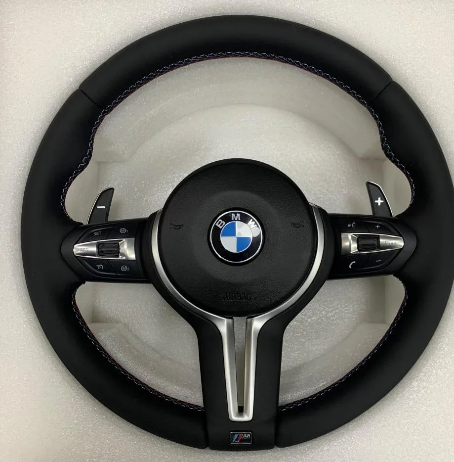 Suitable Full Leather Steering Wheel Assembly for Upgrade and Modification Car Steering Wheel FOR BMW F Series 1/3/4