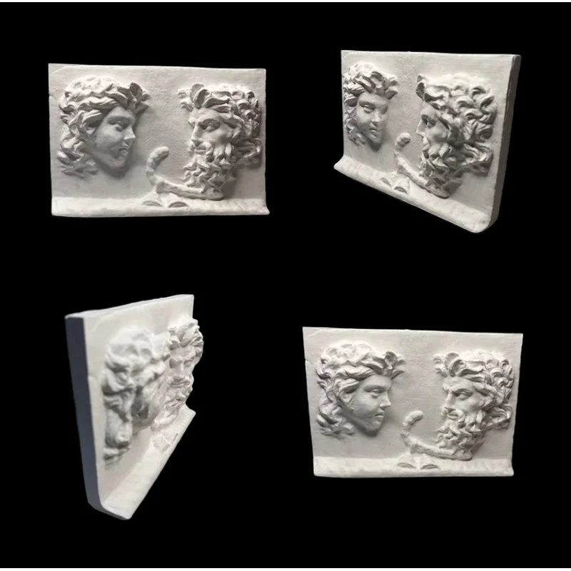 

New York Metropolitan Museum Of Art Replica Marble Relief Gypsum Sculpture Art Decoration Modern Home Desktop Ornaments Gifts