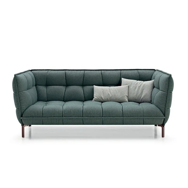 

Nordic designer furniture Modern simple living room Apartment B & B Fabric sofa Lamb wool muscle sofa