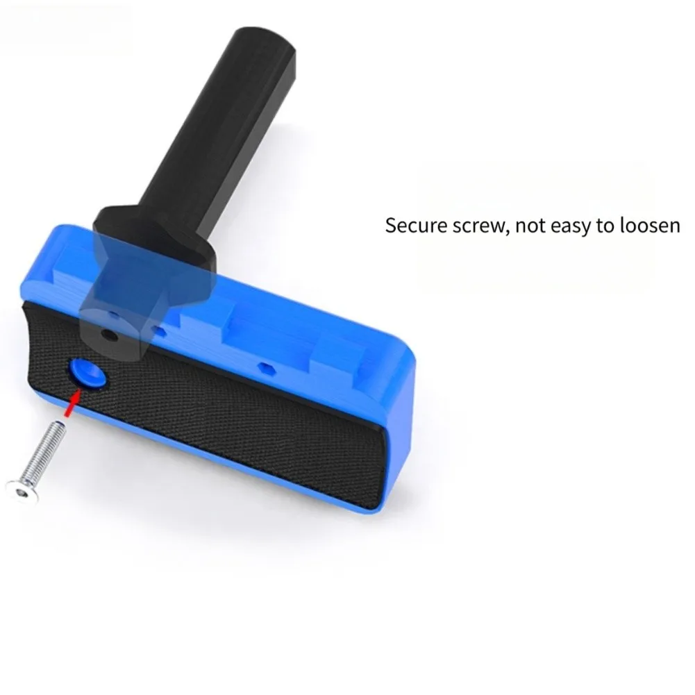 Bike Repair Stand Storage Bracket for Handlebar Mount with Ergonomic Curve Base and Tool Slots for Wrenches Screws Blue
