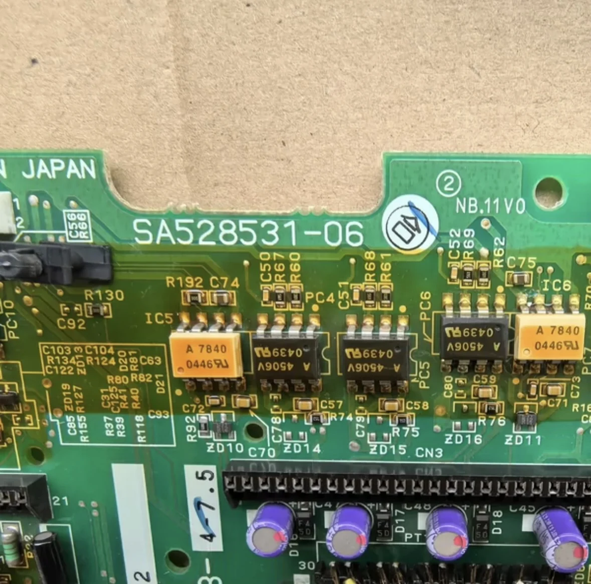 Fujifilm inverter SA528531-06 Power board drive board G11-PPCB-4-7.5 90% new and second-hand test function is normal