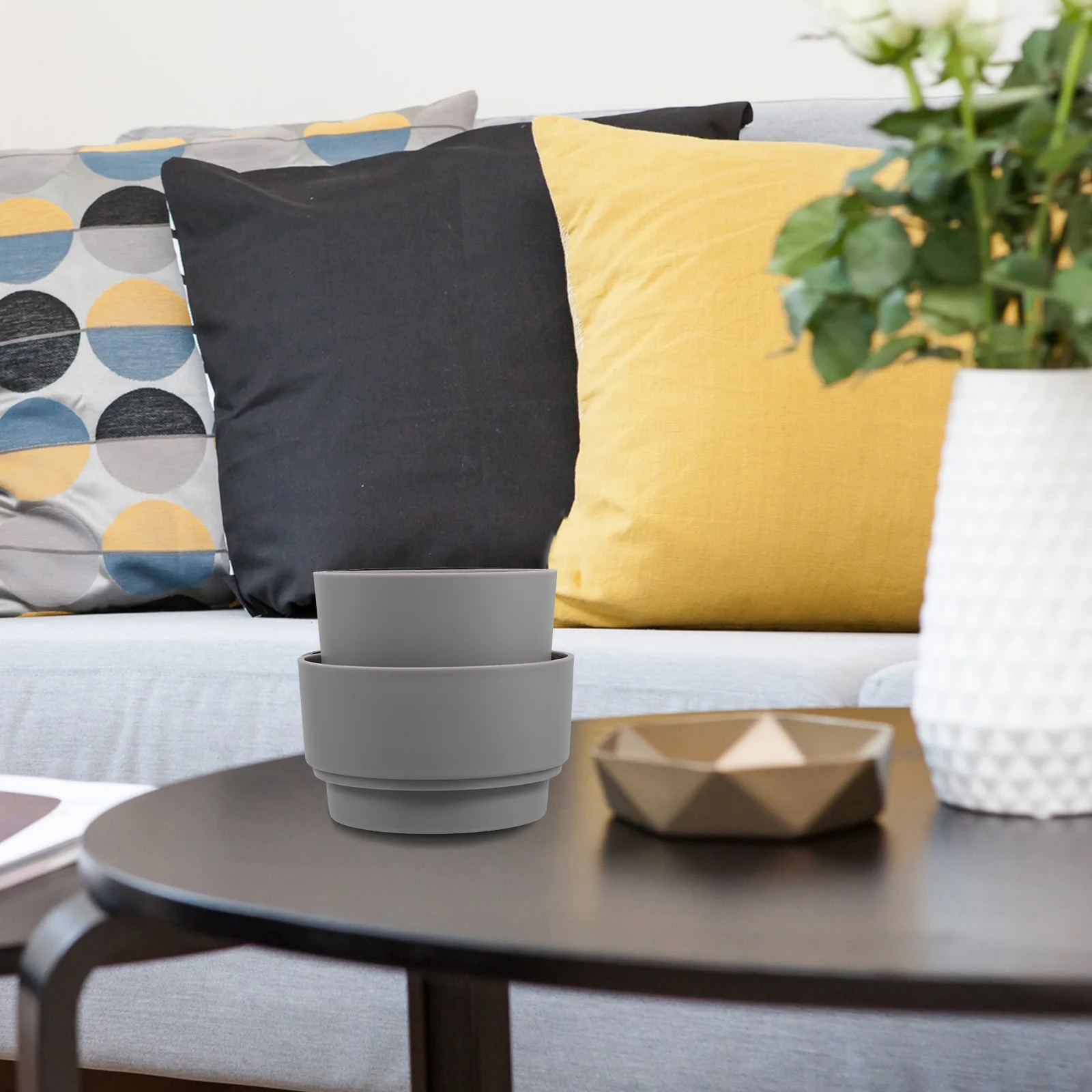 Hidden Storage Box Compact Plastic Container Fake Flowerpot Decor For Cash Coin Diamond Storage Portable Hiding Container