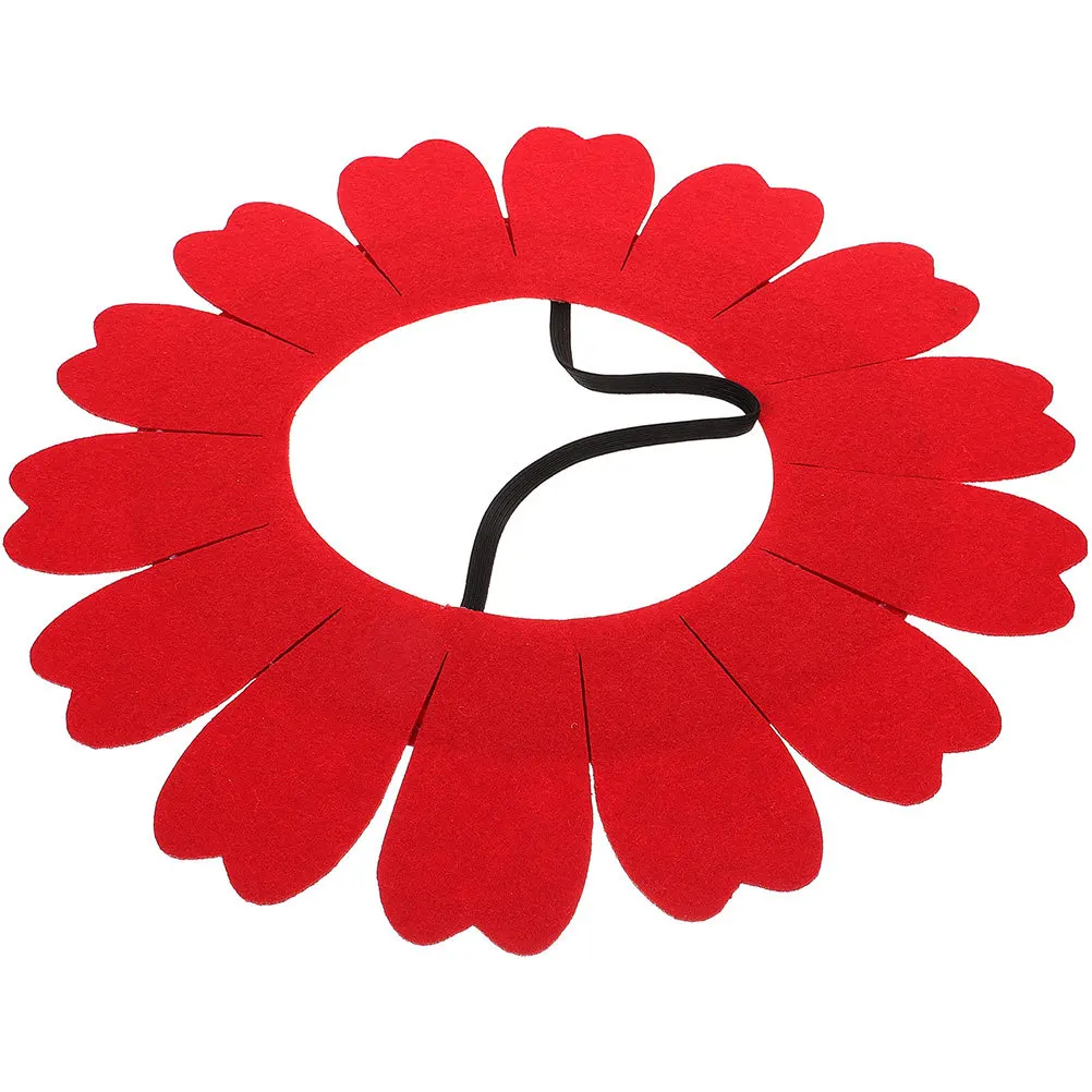 Sonnenblume Kopfbedeckung Hut Blume Kostüm Zubehör Cosplay Party Prop Halloween Tanz Performance Kinder Erwachsene Filz Kopfschmuck