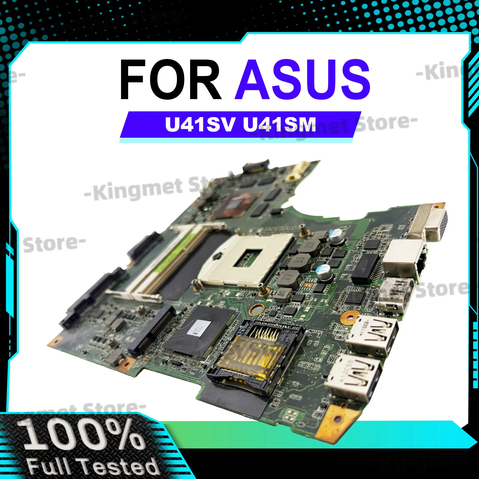 

U41SV Laptop Motherboard For ASUS ZenBook U41SM U41S U41SV Notebook Mainboard This item is in stock 100% tests OK fast shipping